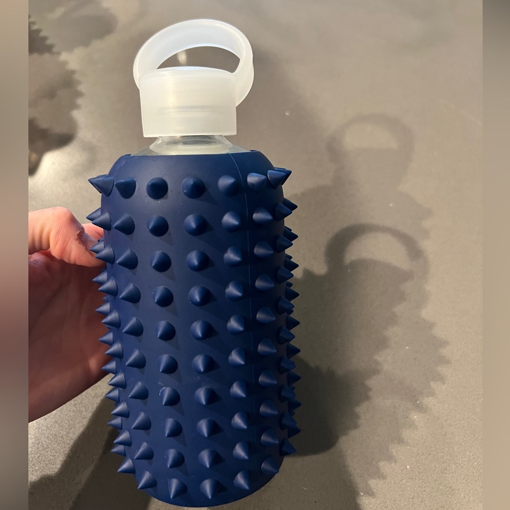 BKR 16oz water bottle navy spike